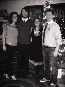 Mahoney boys and Gagnon girls. Wouldn't be Christmas Eve without this crew!