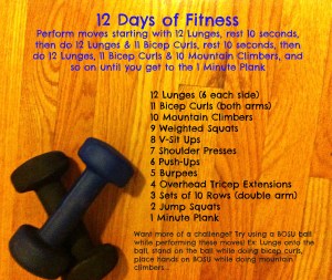 New 12 days of fitness