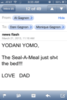 email from dad
