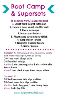 Boot Camp and Super Set