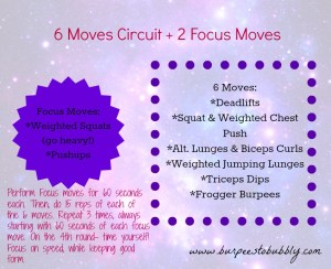 6 moves circuit + 2 focus moves