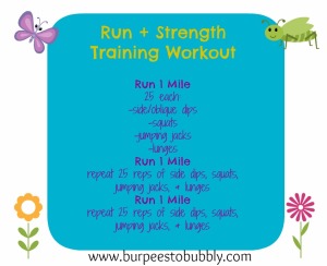 run + strength training
