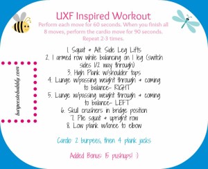 UXF Inspired workout