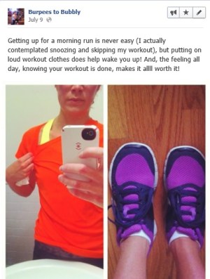 morning workout status