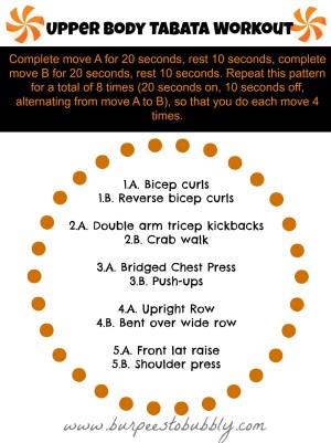 Upper Body Tabata Workout