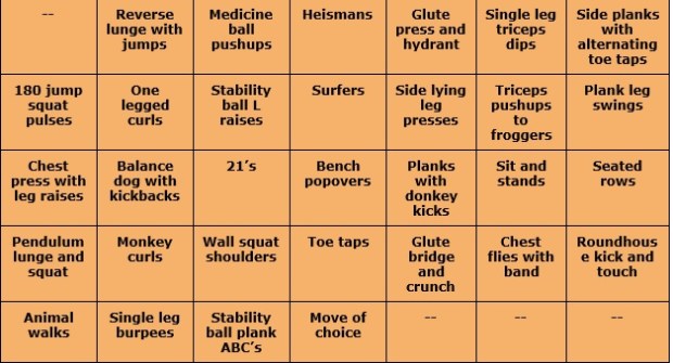 Fall into fitness calendar