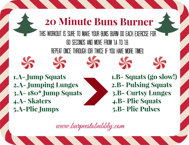 20 minute buns burner