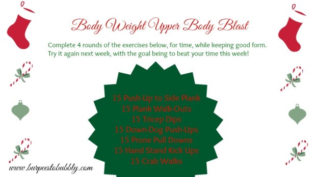 Body Weight Upper Body Blast