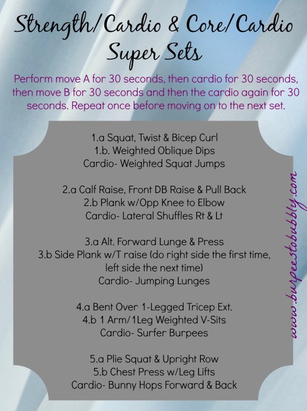 Strength_Cardio & Core_Cardio Super Sets