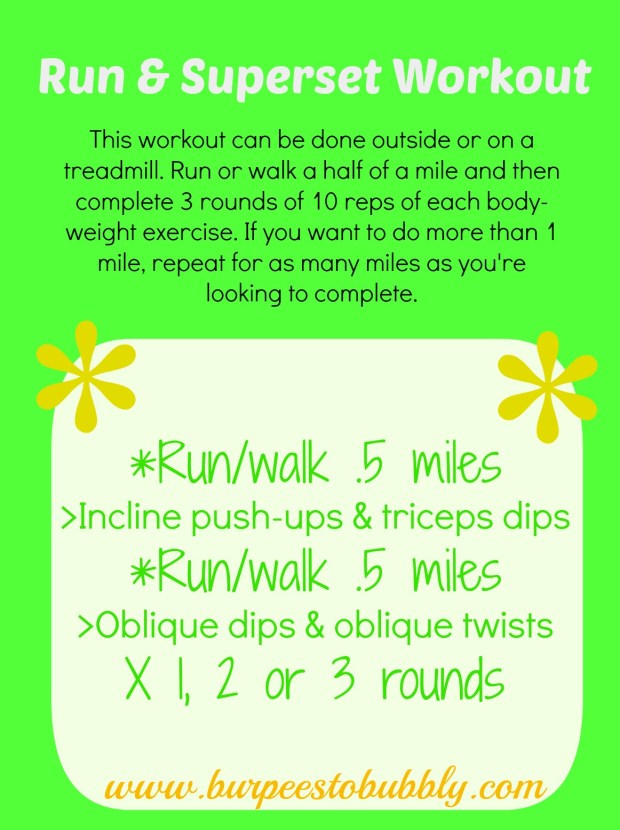 run-walk superset
