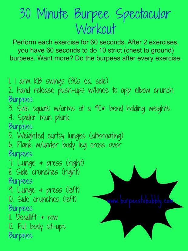 30 minute burpee spectacular