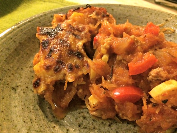 spaghetti squash casserole 2