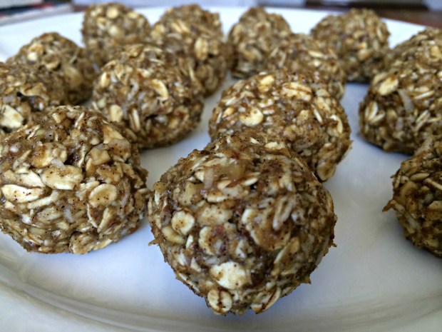 PB banana oatmeal protein balls 2