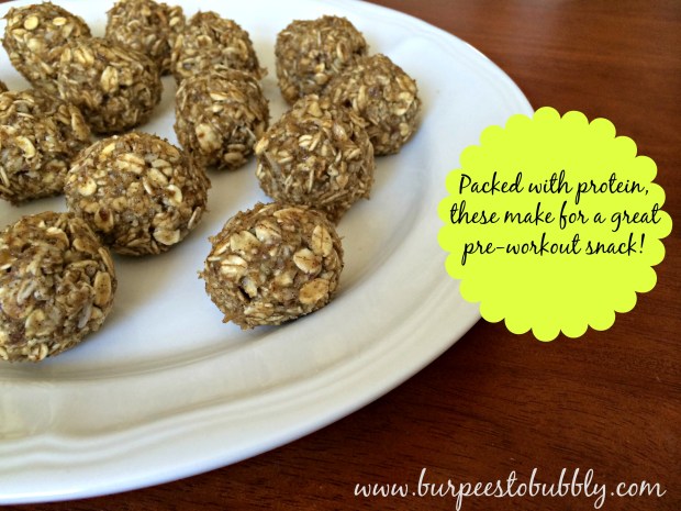 PB banana oatmeal protein balls 3