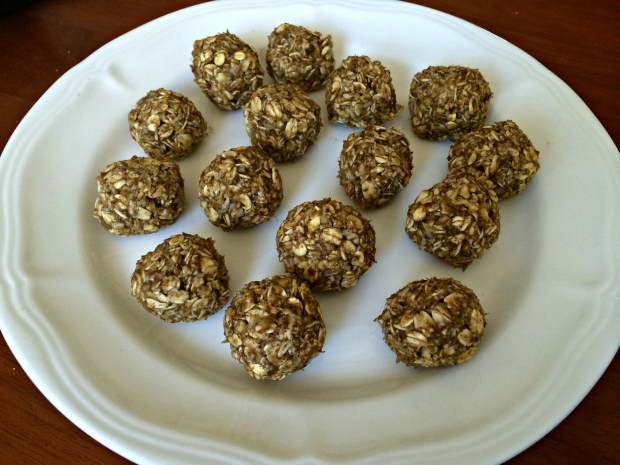 PB banana oatmeal protein balls 4