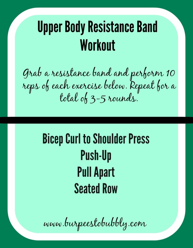 Upper Body Resistance Band Workout
