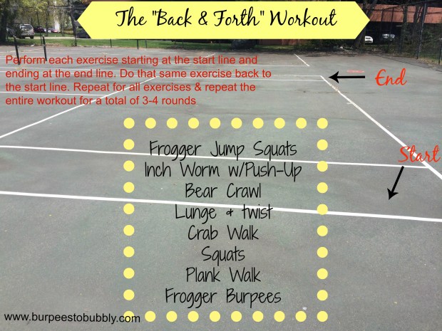 The back & forth workout