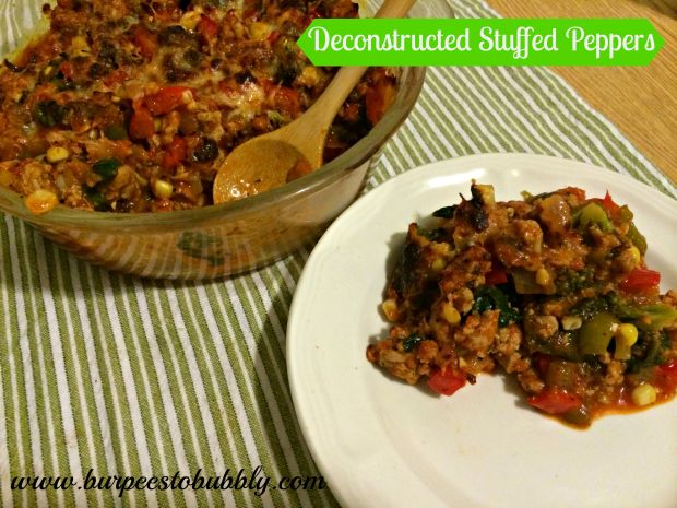 Deconstructed stuffed peppers 1