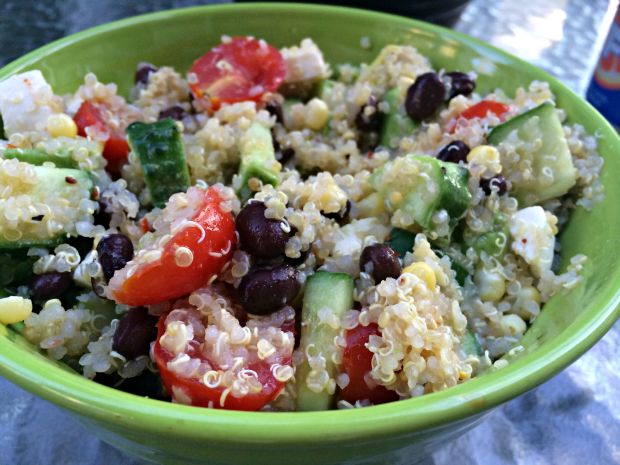 Loaded quinoa salad 3