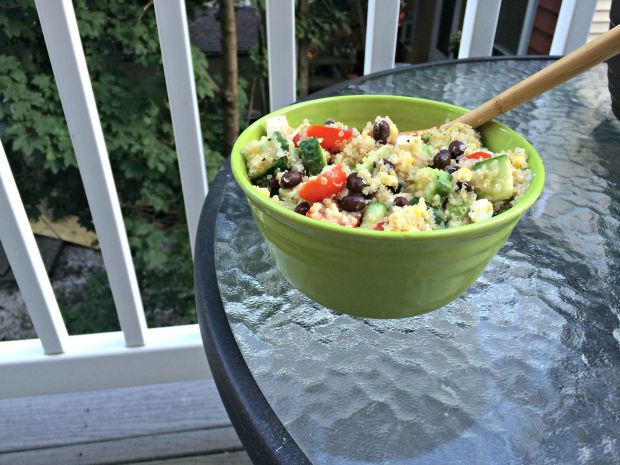 Loaded quinoa salad 4