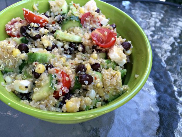 Loaded quinoa salad 5