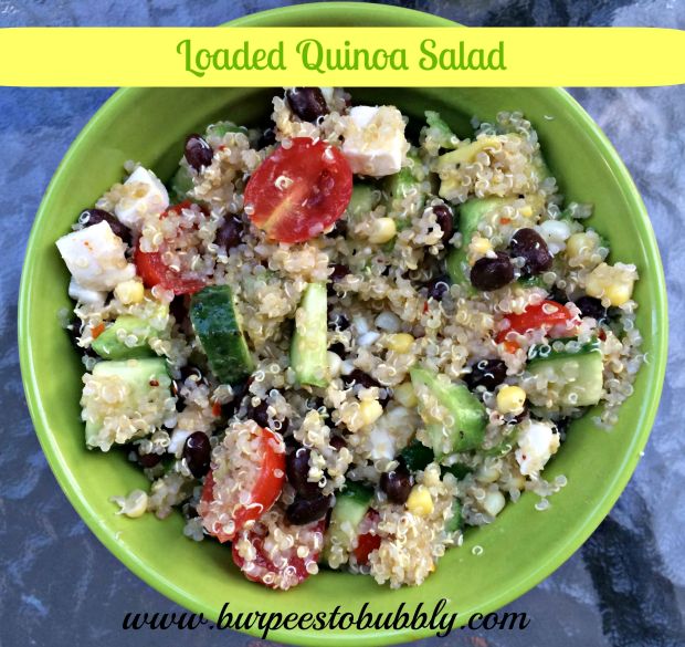 Loaded quinoa salad