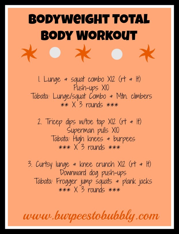 Bodyweight Total Body Workout