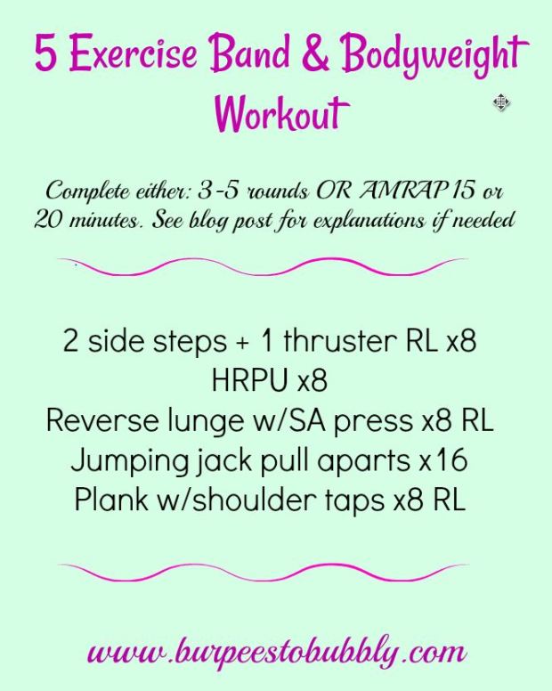 5 Exercise Band & Bodyweight Workout
