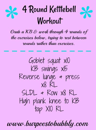4 Round KB Workout